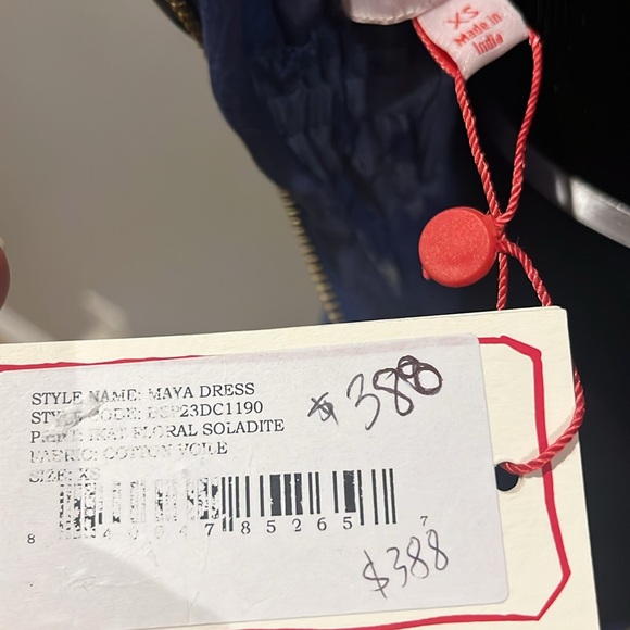 Banjanan Maya Dress, Ikat Floral NWT - Picture 10 of 11